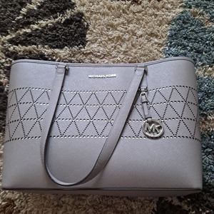 Michael Kors grey tote